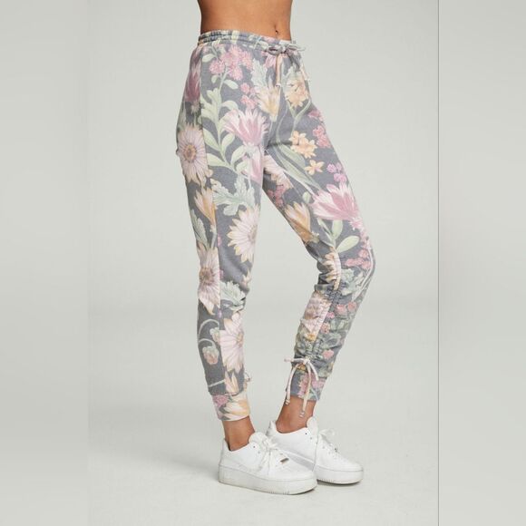 NWT Chaser Drawstring Shirred Cuffed Slim Jogger in OFF WHITE - Picture 5 of 10